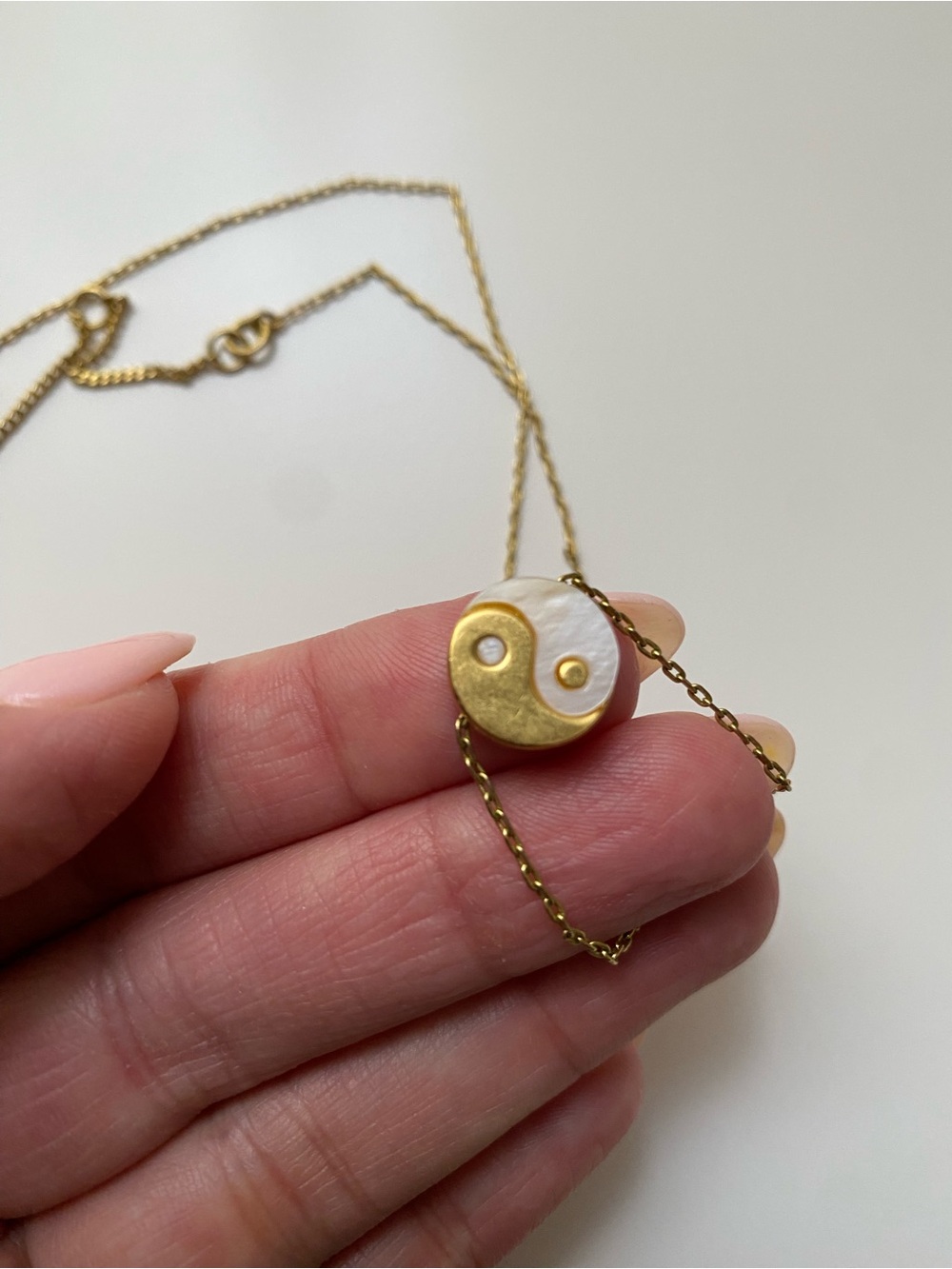 MADEWELL Yin-Yang Charm Necklace